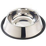 Pet Cuisine Edelstahlnapf Hundenapf Katzennapf Rutschfest Futternapf Trinknapf Wassernapf 18cm Gr.2